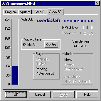 mpegprop Audio