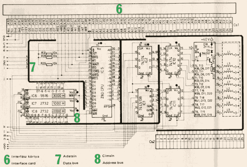 Schema zapojen 2. st