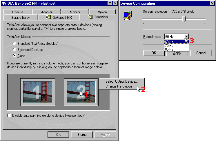 TwinView - Change Resolution