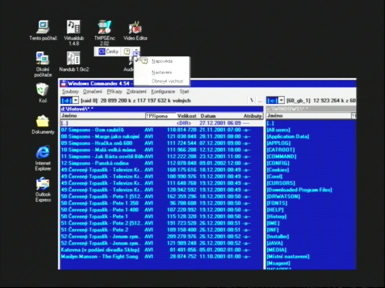 TV out (S-Video) 800x600